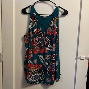 Express Women’s sleeveless multimedia tank top